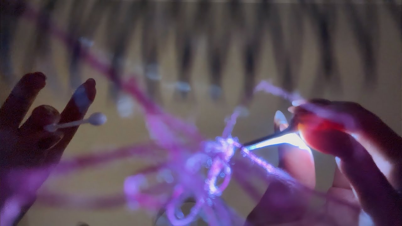 【ASMR】目に入った大量のゴミを取り除く👁️Eye cleaning asmr