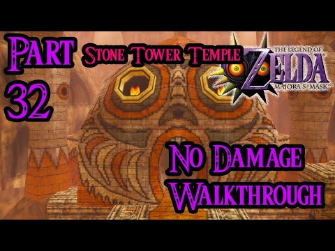 Zelda Majora's Mask 100% Walkthrough Widescreen HD Part 32 - Stone Tower Temple - Stray Fairies