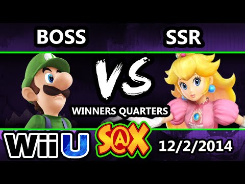 S@X - Boss (Luigi) Vs. SSR (PEach) SSB4 Winners Quarters - Smash For Wii U