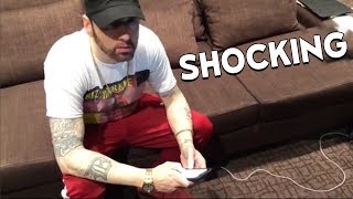Eminem Teases MGK Response on Instagram Live