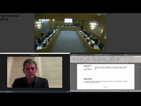 Inner West Ordinary Council Meeting - 09 August 2022