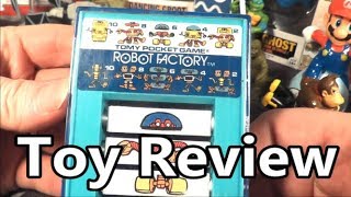 Robot Factory Tomy Pocket Game Toy Review - The No Swear Gamer
