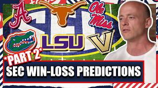 SEC Win-Loss Record Predictions...PART TWO - Josh Pate's College Football Show