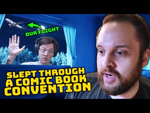 Comic Book Convention Travel Troubles | Ryan Almost Made Tom Miss His Flight | SleepyGuyRyan