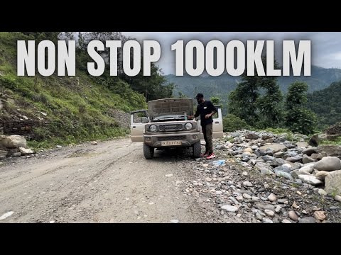 Ep-13 Nonstop Drive 1000klm Jimny se || nepal to INDIA (RAJASTHAN)