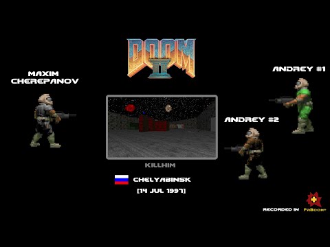 Doom 2 Duel - Maxim Cherepanov vs Andrey #1 vs Andrey #2