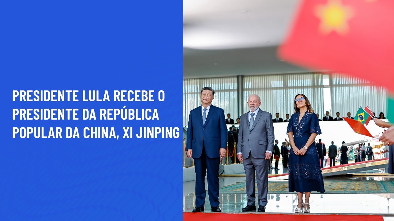 Presidente Lula recebe o presidente da República Popular da China, Xi Jinping