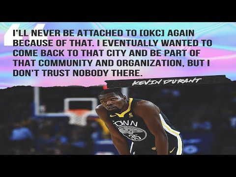 Kevin Durant disses OKC Thunder & Sam Presti | has NO love for OKC