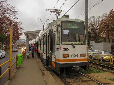 Cab View : Linia 11 Deviată : Depoul Militari - Zețarilor