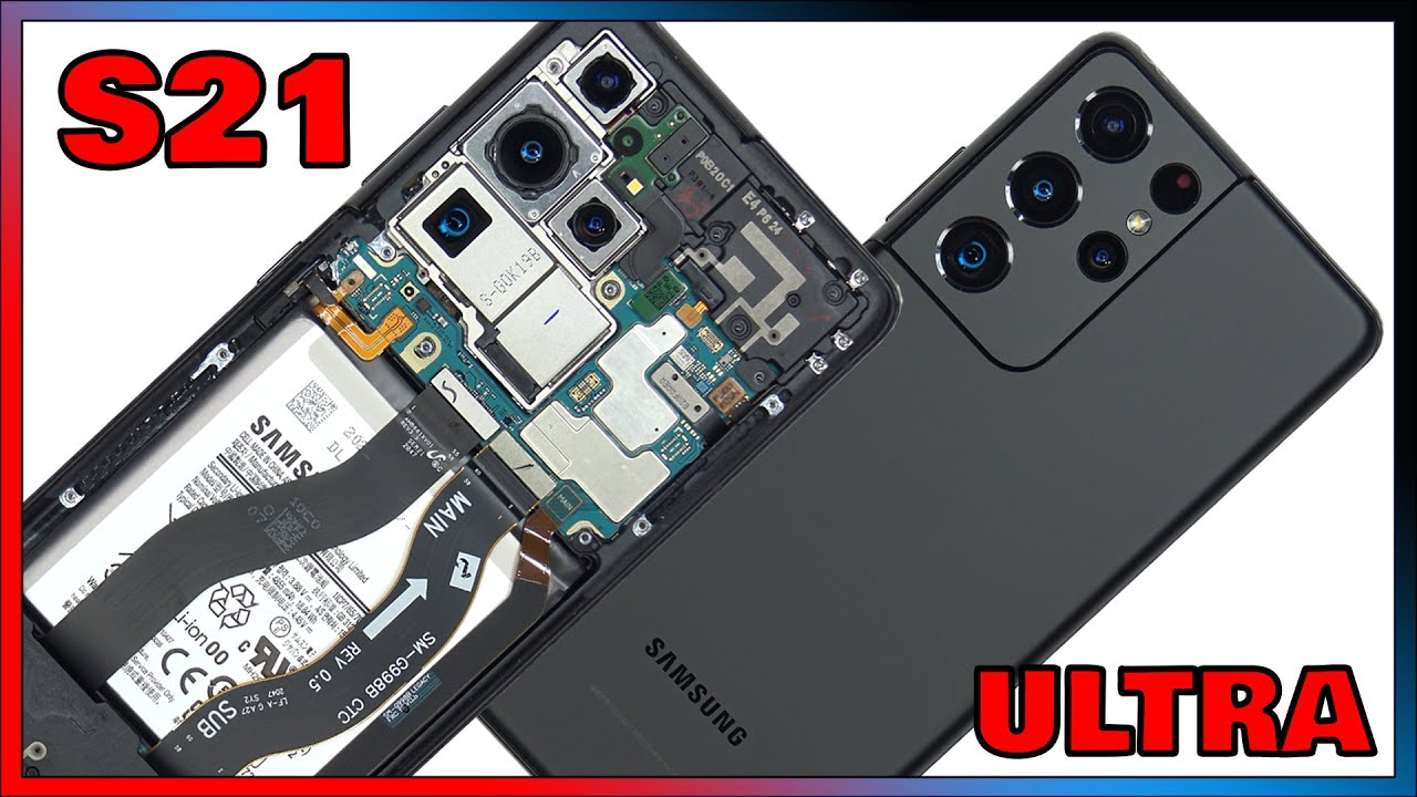 Samsung Galaxy S21 Ultra 5G Disassembly Teardown Repair Video Review