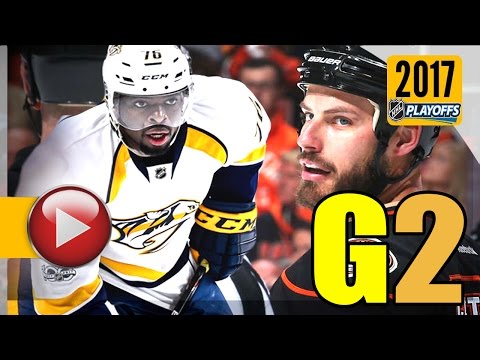 Nashville Predators vs Anaheim Ducks. NHL 2017 Playoffs. Western Conference Final. Game 2. (HD)