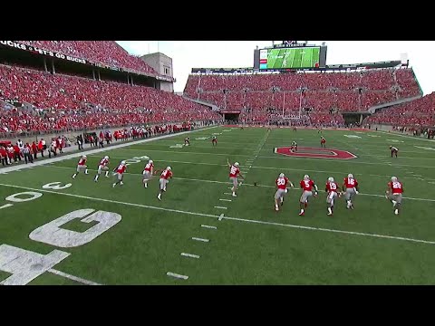 Ty Johnson's 100-Yard Kick-off Return Touchdown vs. Ohio State
