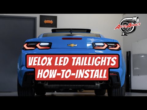 19-23 HOW to Install Camaro Umbra/Velox Taillights | Bumper Removal | @AutoAddictUSA​