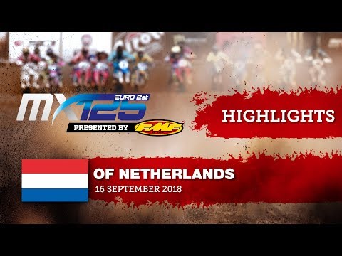 EMX125 Presented by FMF Racing Race1 Highlights - Round of The Netherlands 2018   #motocross