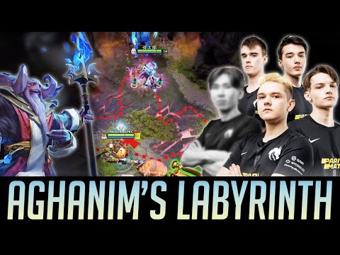 TI Champs TEAM SPIRIT playing new Aghanim's Labyrinth 2021 DOTA 2