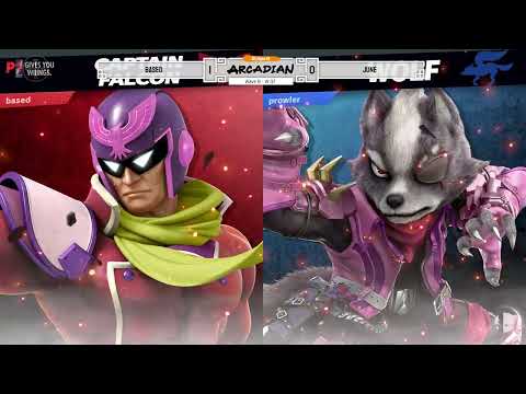 NorCal Ultimate Arcadian 2023 - Wave B - based (Captain Falcon) vs. June (Wolf)