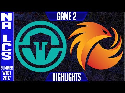 Immortals vs Phoenix1 Game 2 Highlights - NA LCS Summer Split 2017 W1D1 - IMT vs P1 G2