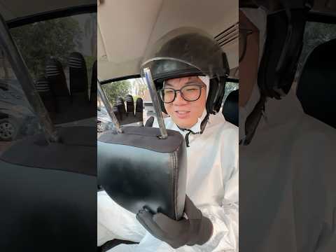Ngebuktiin trik mecahin kaca mobil!