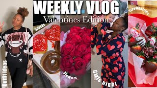 vlog: WEEK IN MY LIFE * valentine’s day edition* | shopping, girls night, making snacks & more