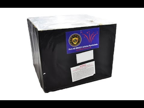 PFX591 10 SHOT RED STROBE - DOMINATOR FIREWORKS PRO