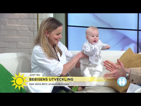 Därför är det viktigt att du tränar din bebis - så utvecklas en frisk bebis - Nyhetsmorgon (TV4)
