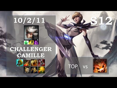 Hakunaa Matata beats them all with CAMILLE TOP VS GNAR - KR CHALLENGER PATCH 12.5 LOL REPLAYS