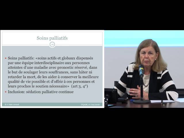 Conférence ISS: «Mourir dans la dignité: La loi 2 sur les soins de fin de vie favorise-t-elle une mort dans la dignité pour tous les Québécois?»