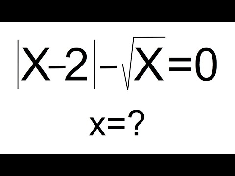 CÓMO RESOLVER UNA ECUACIÓN CON VALOR ABSOLUTO Y RAÍZ CUADRADA. Matemáticas Básicas