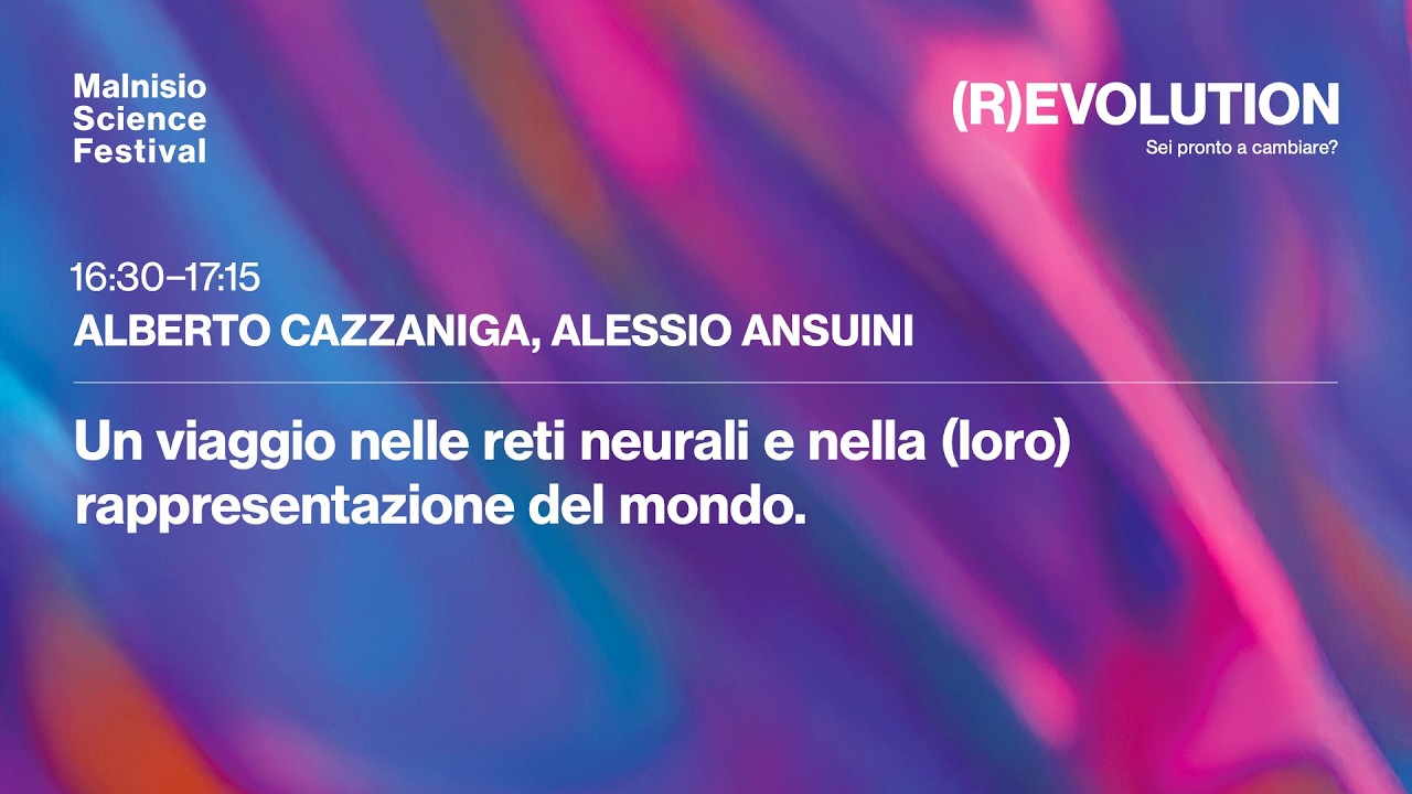 Cazzaniga e Ansuini - Un viaggio nelle reti neurali e nella loro rappresentazione del mondo.