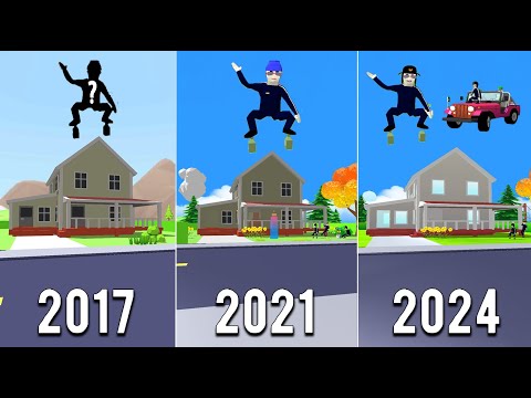 Evolution of Kiril In Dude Theft Wars 2017 - 2025 !!! 🤔🤔🤔