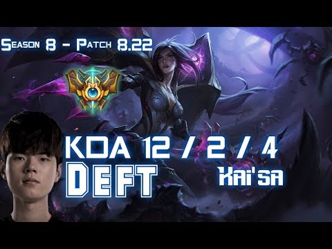 Deft KAI'SA vs EZREAL ADC - Patch 8.22 KR Ranked