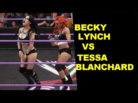 WWE 2K18 Becky Lynch vs Tessa Blanchard - Knockout Match