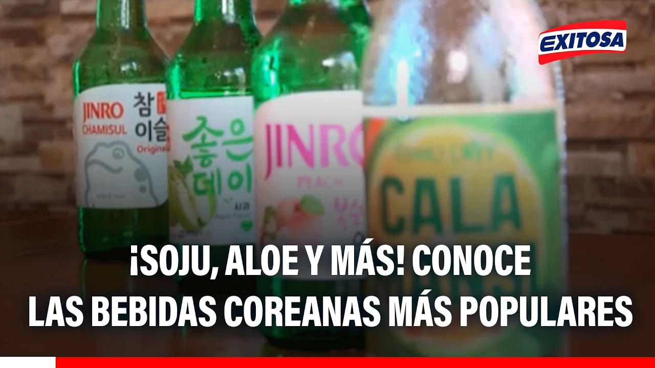 🔴🔵 ¡Soju, Aloe y más! Conoce las bebidas coreanas más populares