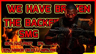 “Backfire SMG Just Got BROKEN! 😳 80% Hazard Protection + 3% Regen | Division 2 Build”