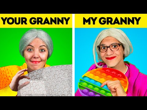 Your VS My GRANNY - Grandma vs TIKTOK | E-Girl VS Soft Girl When Grandma is Coming by La La Life