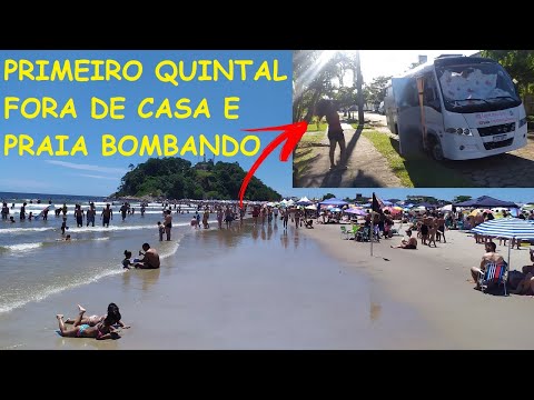DORMIMOS A PRIMEIRA NOITE NO MOTORHOME, NOSSO PRIMEIRO QUINTAL, PRAIA LOTADA E A VIRADA/PVB VÍDEO 3