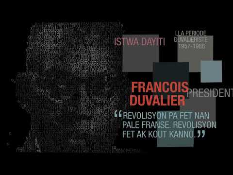 Histoire DHaiti | Istwa Kache Peyi DHaiti |  Le Gouvernment De Président Francois Duvalier #2
