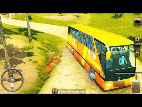 Mountain Bus Driver Simulator 2019: Offroad Bus Driving - Android GamePlay 3D