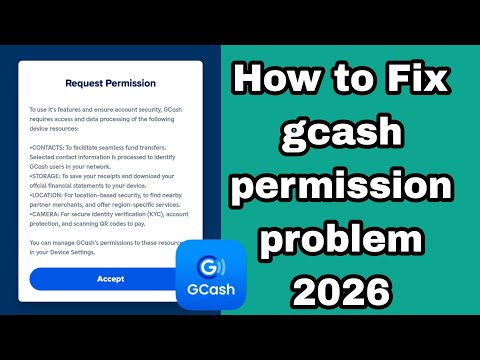 How to Fix gcash permission problem 2026 | request permission Gcash problem