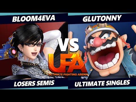 UFA 2022 Losers Semis - Bloom4Eva (Bayonetta, Joker) Vs. Glutonny (Wario) SSBU Ultimate Tournament