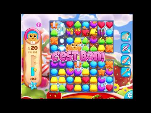 Cookie Jam Blast Level 64 NO BOOSTERS WALKTHROUGH