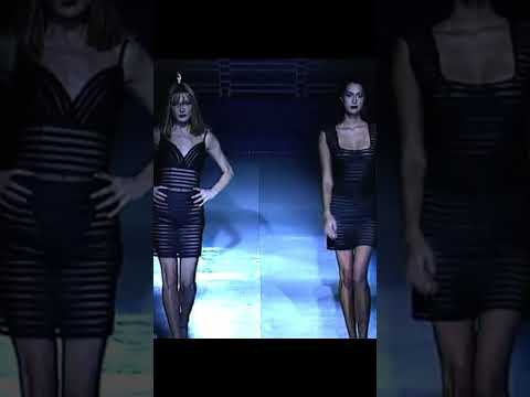 Carla Bruni & Yasmeen Ghauri in Christian Dior Spring/Summer 1996 FashionShow