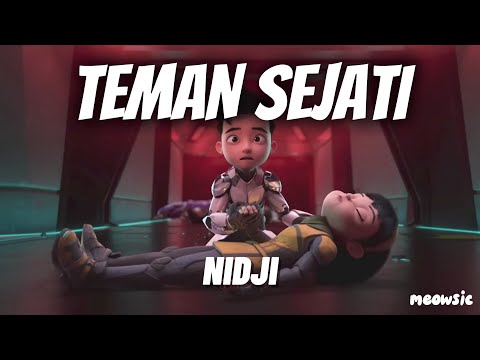 Teman Sejati - NIDJI 'Lirik' (OST Ejen Ali The Movie 2) | ada senang ada sedih bersama
