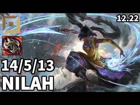 Nilah ADC vs Kai'Sa - KR Master | Patch 12.22