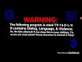 The Electronics Show Warning On Comedy Central