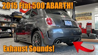 Here Are the Sweet Sounds of My New Daily Driver!  2015 Fiat 500 ABARTH!