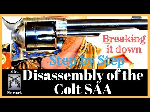 Colt Single Action Army Disassembly
