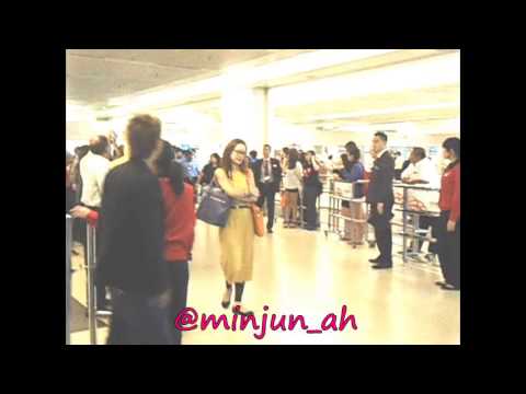 130214 miss A @ Singapore Changi Airport