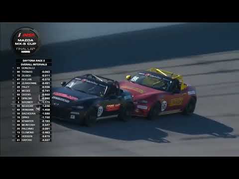 Mazda MX-5 Cup 2023. Race 2 Daytona Road Course. Final Lap
