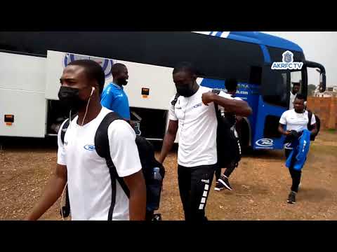 ODA STADIUM Team Arrival: Kotoku Royals FC vs Agbozume Weavers FC